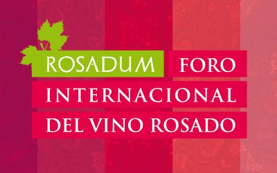 Diseño gráfico del I Foro Internacional del Vino Rosado