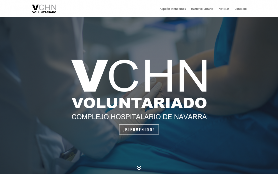 Web Voluntariado Complejo Hospitalario de Navarra